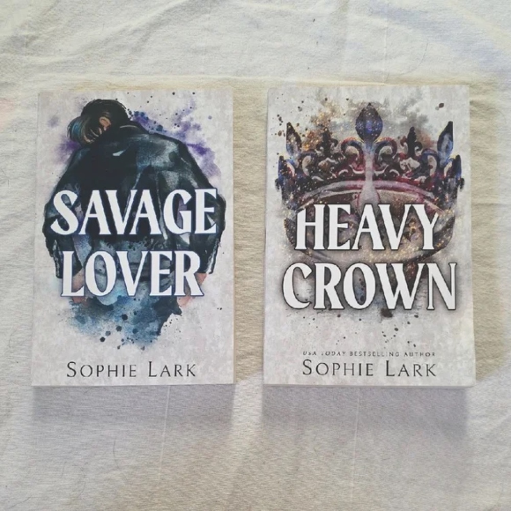 Savage Lover & Heavy Crown Books by Sophie Lark